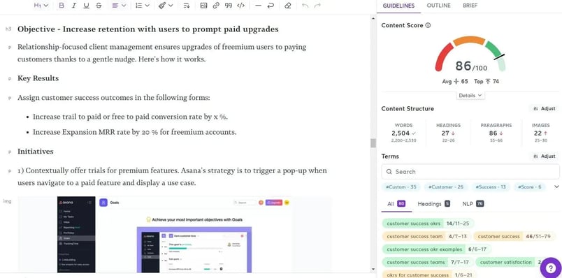 SurferSEO — SEO automation tools